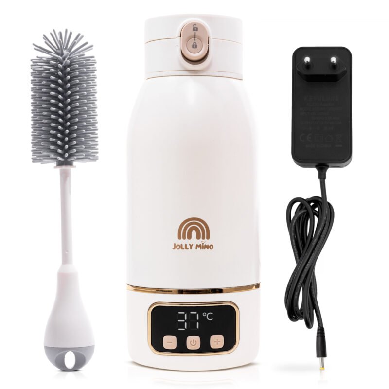 chauffe biberon avec brosse nettoyage et chargeur