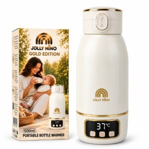 Chauffe-biberon nomade V2 Jolly Mino Édition Dorée avec son coffret