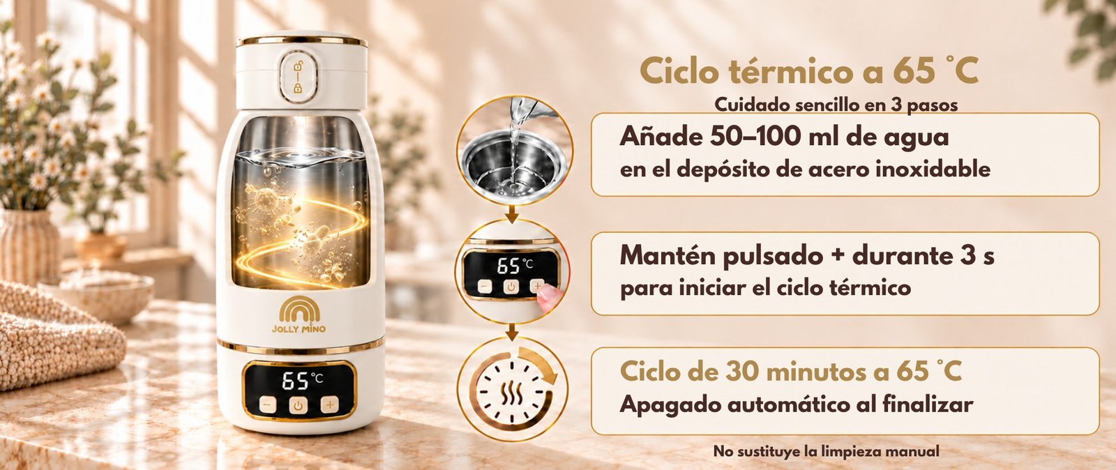 Calientabiberones portátil V2 Jolly Mino
