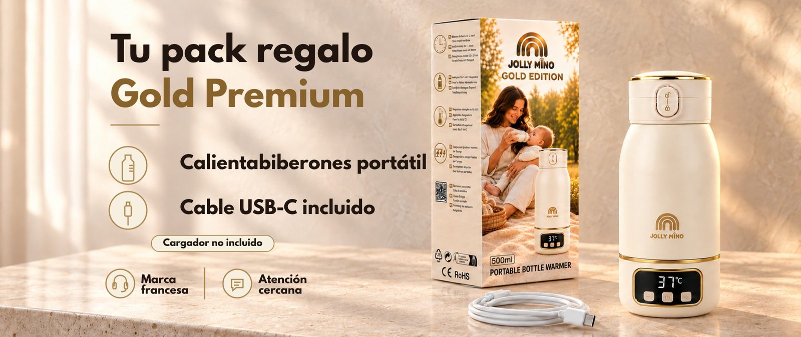 Calientabiberones portátil V2 Jolly Mino