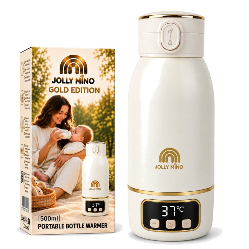 Calientabiberones portátil V2 Jolly Mino Edición Dorada con su caja