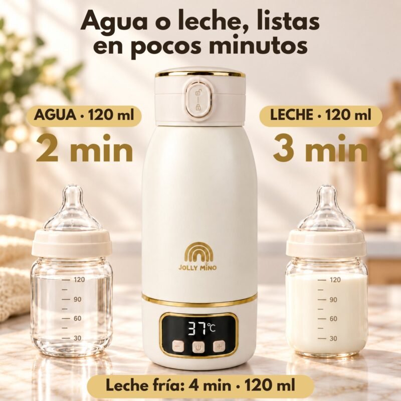 V2 termo-taza de viaje: agua caliente en 2 minutos